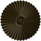 Ekena Millwork Shakuras Ceiling Medallion (For Canopies up to 5 3/4"), Hand-Painted Green Gold, 33 7/8"OD x 2"P CM34SHGGS - alternate 1
